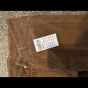 Brandy Melville low rise corduroy flare jeans